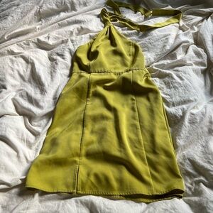 Urban outfitters Green halter dress